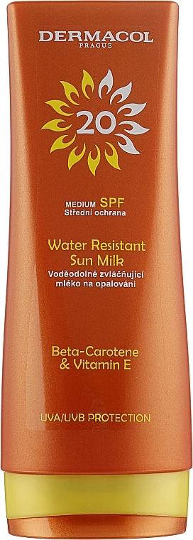 Dermacol Водостійке молочко для засмаги Sun Water Resistant Milk SPF20 - фото N1