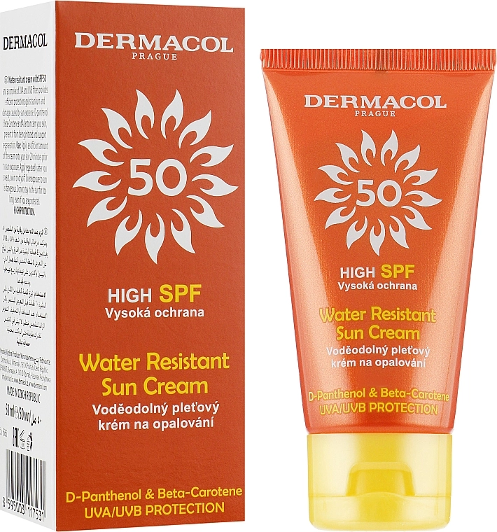 Dermacol Водостійкий сонцезахисний крем Sun Water Resistant Cream SPF50 - фото N1