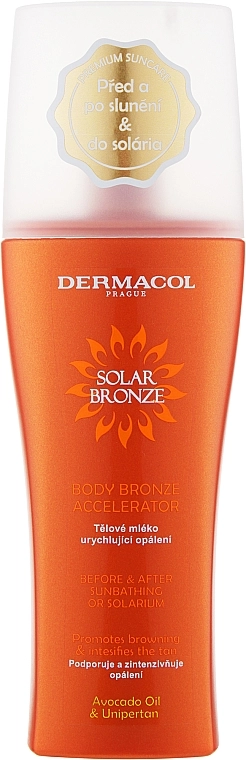 Dermacol Молочко для загара Solar Bronze Body Accelerator - фото N1