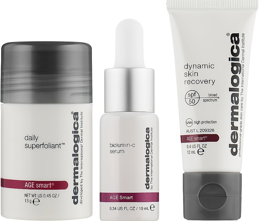 Dermalogica Набір Age Defense Kit (powder/13ml + ser/10ml + cr/12ml) - фото N2