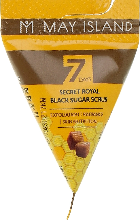 May Island Сахарный скраб для лица 7 Days Secret Royal Black Sugar Scrub - фото N1