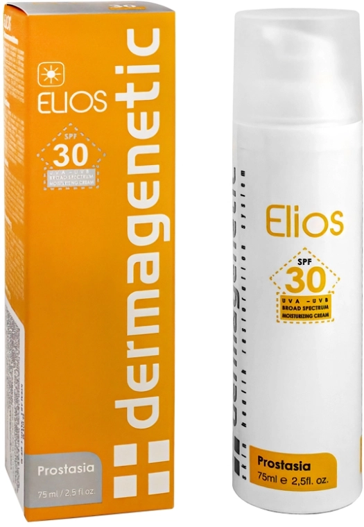 Dermagenetic Сонцезахисний крем SPF30 Sunscreen Elios SPF30 3in1 UVA/UVB Cream - фото N1