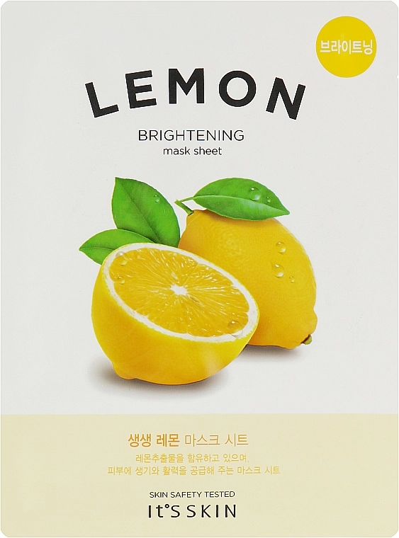 It's Skin Тонізувальна тканинна маска з лимоном The Fresh Mask Sheet Lemon - фото N1