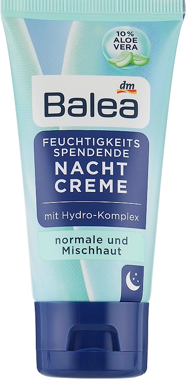 Balea Ночной увлажняющий крем для лица Nachtcreme Feuchtigkeits Spendend - фото N2