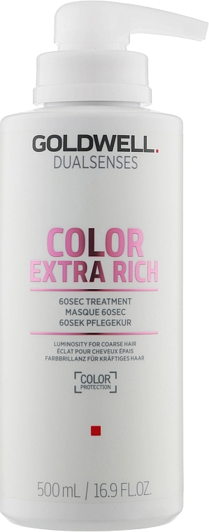 Goldwell Интенсивная маска для окрашенных волос DualSenses Color Extra Rich 60sec Treatment - фото N1