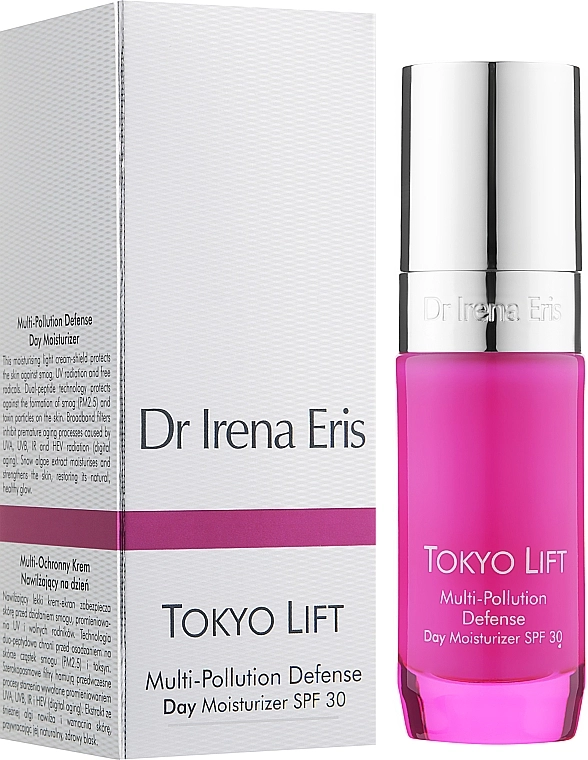 Dr Irena Eris Денний зволожувальний крем для обличчя Dr. Irena Eris Tokyo Lift Multi-Pollution Defense Day Moisturizer SPF 30 - фото N2