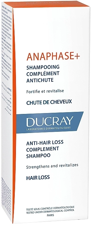 Ducray Стимулювальний шампунь для ослабленого волосся, яке випадає Anaphase+ Shampoo Crema Anticaduta - фото N3