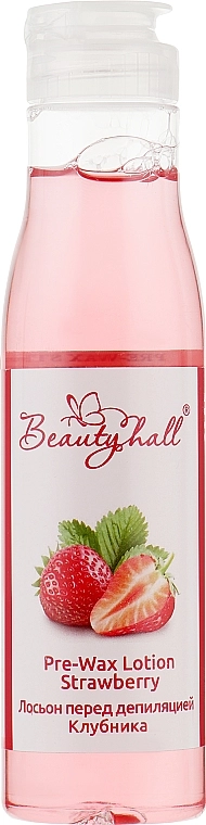 Beautyhall Лосьйон перед депіляцією "Полуниця" Pre-Wax Lotion Strawberry - фото N1