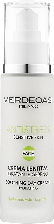 Verdeoasi Денний крем для обличчя заспокійливий і зволожувальний Antistress Soothing Day Cream - фото N1