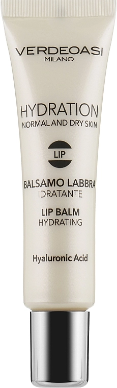 Verdeoasi Зволожувальний бальзам для губ, з гіалуроновою кислотою та маслом ши Hydration Lip Balm - фото N1