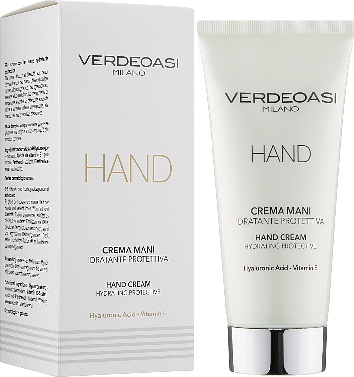 Verdeoasi Увлажняющий защитный крем для рук Hand Cream Hydrating Protective - фото N2