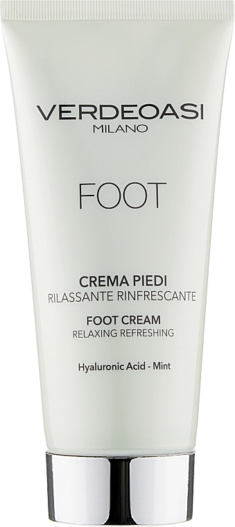 Verdeoasi Расслабляющий и освежающий крем для ног Foot Cream Relaxing Refreshing - фото N1