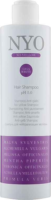 Faipa Roma Шампунь для нейтрализации желтизны волос Nyo No Yellow Shampoo - фото N1