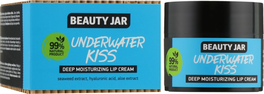 Beauty Jar Увлажняющий крем для губ "Underwater Kiss" Deep Moisturizing Lip Cream - фото N1