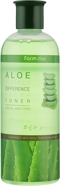 FarmStay Освежающий тонер для лица с алоэ Aloe Visible Difference Fresh Toner - фото N1