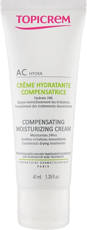 Topicrem Компенсувальний зволожувальний крем для обличчя AC Compensating Moisturizing Cream - фото N1