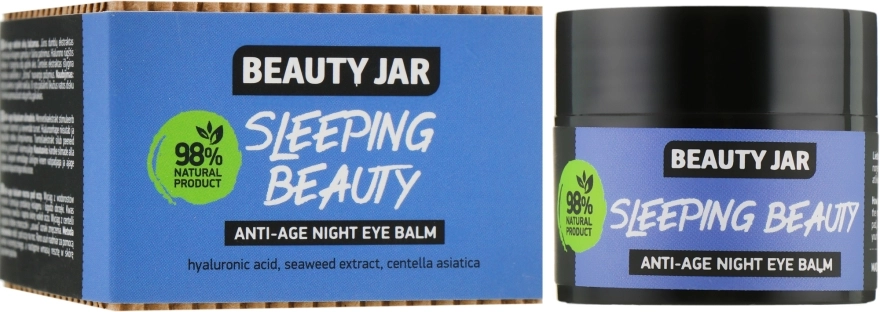 Beauty Jar Нічний антивіковий бальзам для шкіри навколо очей Sleeping Beauty Anti-Age Night Eye Balm - фото N1