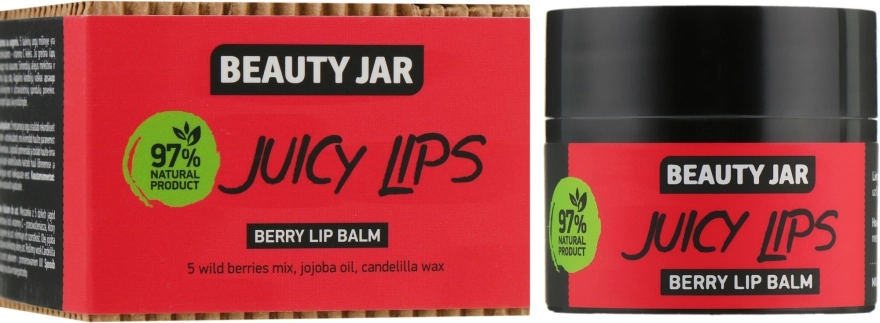 Beauty Jar Ягідний бальзам для губ Juicy Lips Berry Lip Balm - фото N1