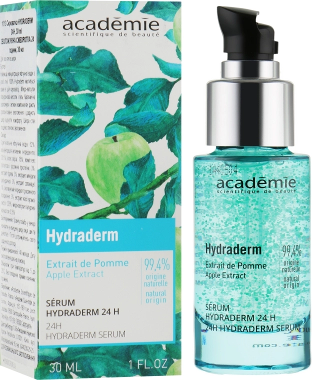 Academie Суперзволожувальна сироватка з екстрактом яблука Visage Hydraderm Serum 24h - фото N1