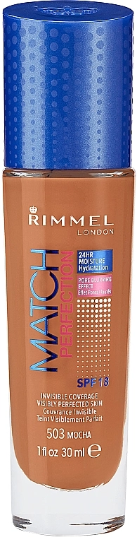 Rimmel Match Perfection Foundation SPF15 Тональный крем для лица SPF15 - фото N1