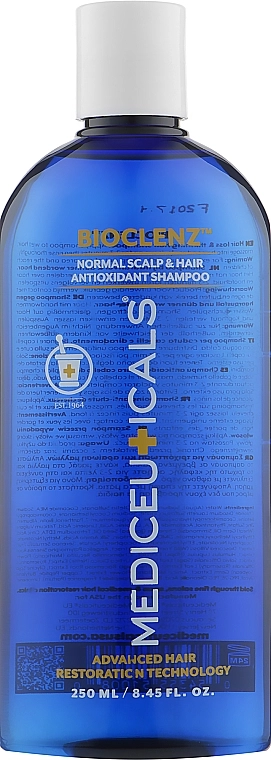 Mediceuticals Шампунь для чоловіків проти випадання і стоншання волосся Advanced Hair Restoration Technology Bioclenz - фото N1