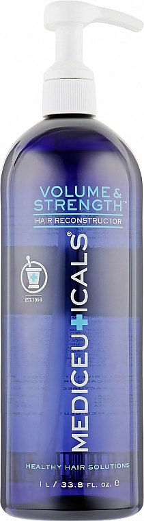 Mediceuticals Реконструктом для тонкого, пошкодженого і ослабленого волосся Healthy Hair Solutions Volume&Strength - фото N3