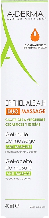 A-Derma Масажна гель-олія для шрамів і розтяжок Epitheliale AH Massage - фото N2