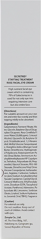 Secret Key Крем для глаз с ферментами Starting Treatment Eye Cream Rose Edition - фото N3