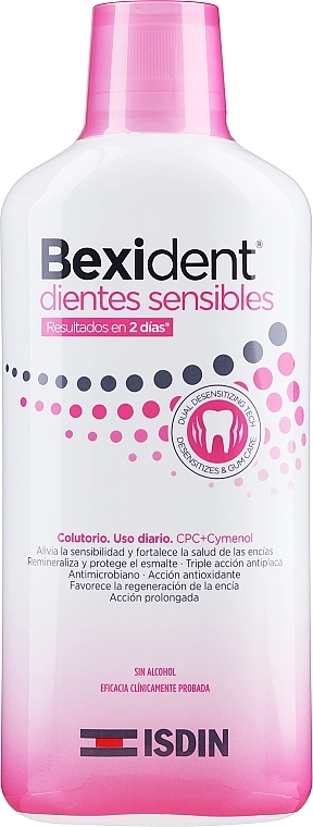 Isdin Ополіскувач для порожнини рота Bexident Dientes Sensibles Colutorio - фото N1