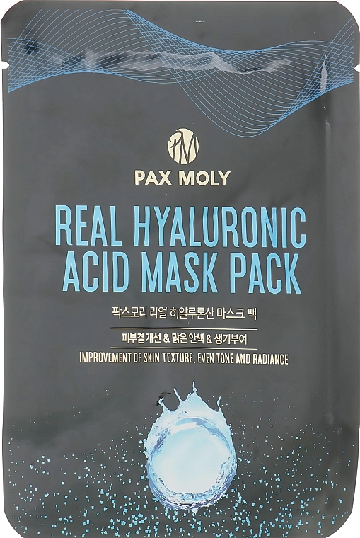 Pax Moly Маска тканевая с гиалуроновой кислотой Real Hyaluronic Acid Mask Pack - фото N1