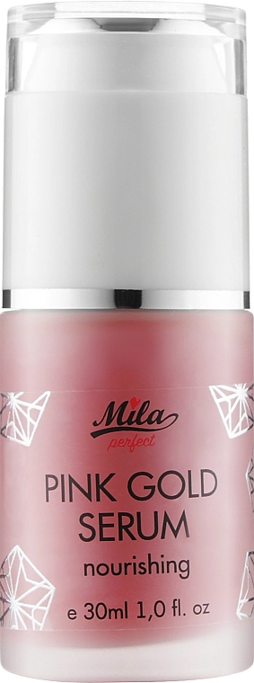 Mila Живильна сироватка для обличчя "Рожеве золото" Pink Gold Serum Nourishing - фото N1