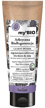 Farmona Біокрем для ніг "Чорна ялина" My’Bio Arctic BioRegeneration Feet Bio-Cream - фото N1