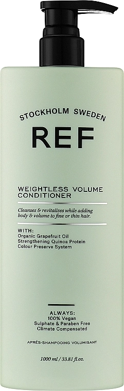 REF Кондиціонер для об'єму волосся, рН 3.5 Weightless Volume Conditioner - фото N1