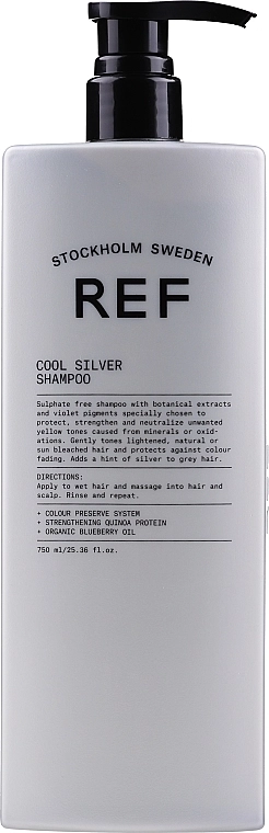 REF Шампунь для волосся "Срібна прохолода" рН 5.5 Cool Silver Shampoo - фото N5