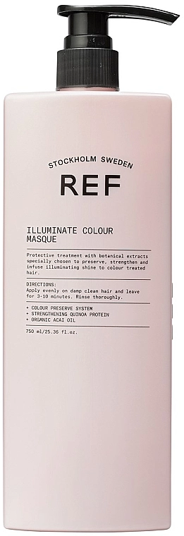 REF Маска для блиску фарбованого волосся pH 3.5 Illuminate Colour Masque - фото N5