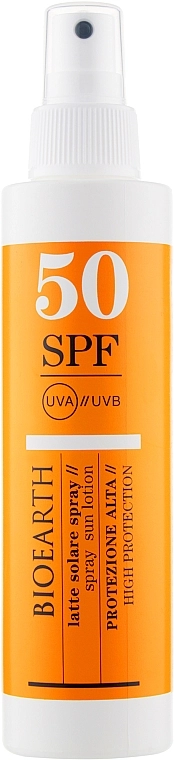 Bioearth Сонцезахисний спрей для тіла SPF 50 Sun Solare Corpo Spray SPF 50 - фото N1