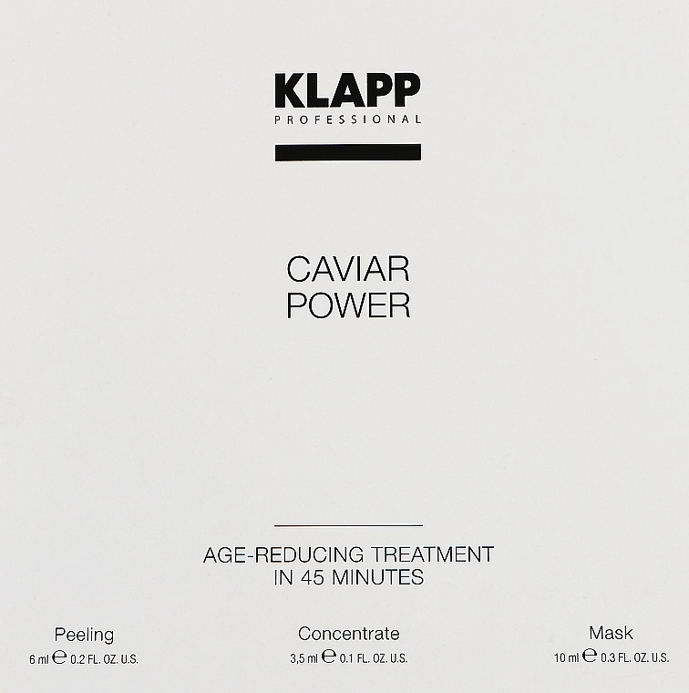Klapp Набор Caviar Power Treatment (peel/6g + f/conc/3,5ml + f/mask/10ml) - фото N1