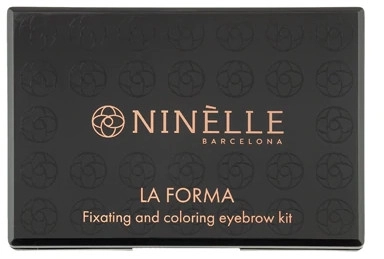 Ninelle Barcelona La Forma Fixating And Coloring Eyebrow Kit Набір для фіксації та фарбування брів - фото N1