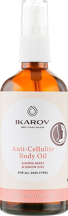 Ikarov Антицелюлітна олія для тіла з олією ягід ялівцю та лимона - фото N2