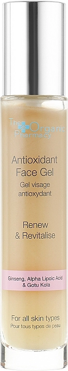 Антиоксидантний гель для обличчя - The Organic Pharmacy Antioxidant Face Gel, 35 мл - фото N1