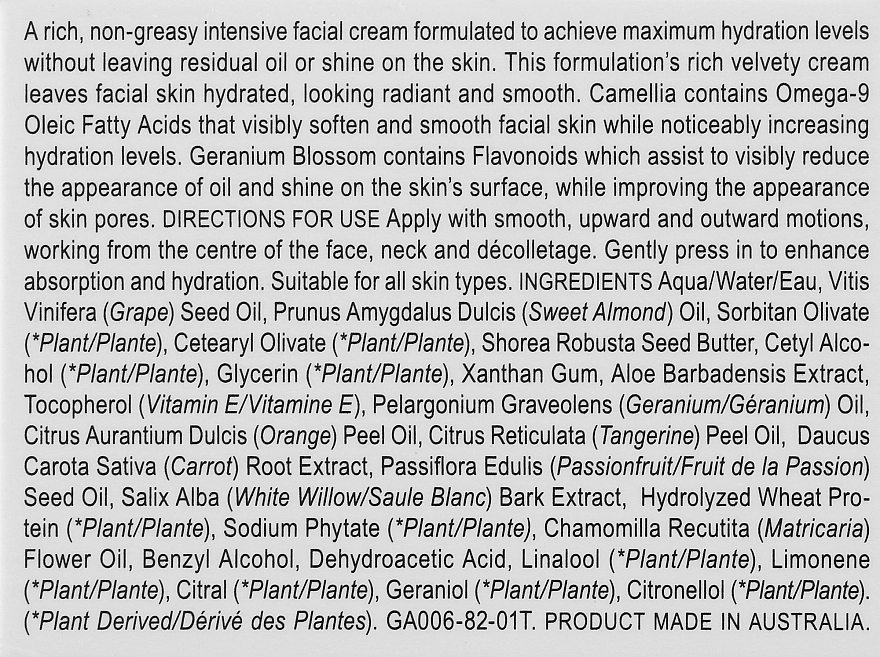 Grown Alchemist Интенсивный крем для лица Hydra Repair+ Intensive Day Cream Camellia Geranium Blossom - фото N3