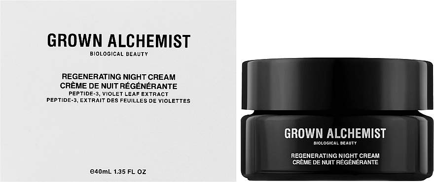 Grown Alchemist Facial Night Cream Regenerating Night Cream Neuro Peptide Violet - фото N2