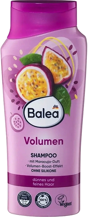 Balea Шампунь для об'єму волосся без силіконів Shampoo Volumen - фото N1