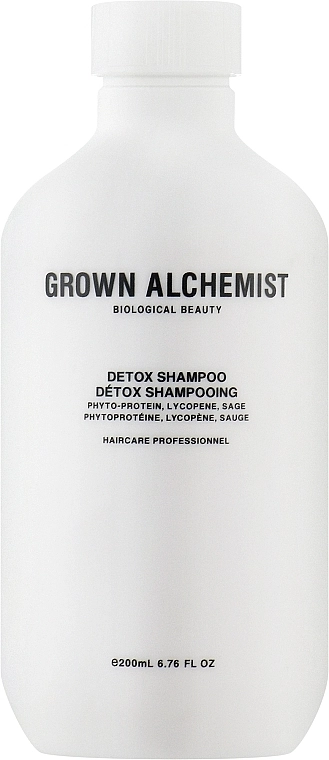 Grown Alchemist Детокс-шампунь Detox Shampoo Hydrolyzed Silk Protein & Black Pepper & Sage - фото N1