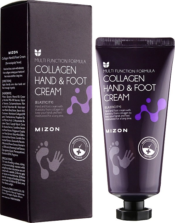 Mizon Крем для рук и ног с коллагеном Collagen Hand And Foot Cream - фото N2