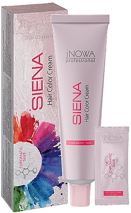 JNOWA Professional Стійка професійна крем-фарба для волосся Siena Chromatic Save - фото N1