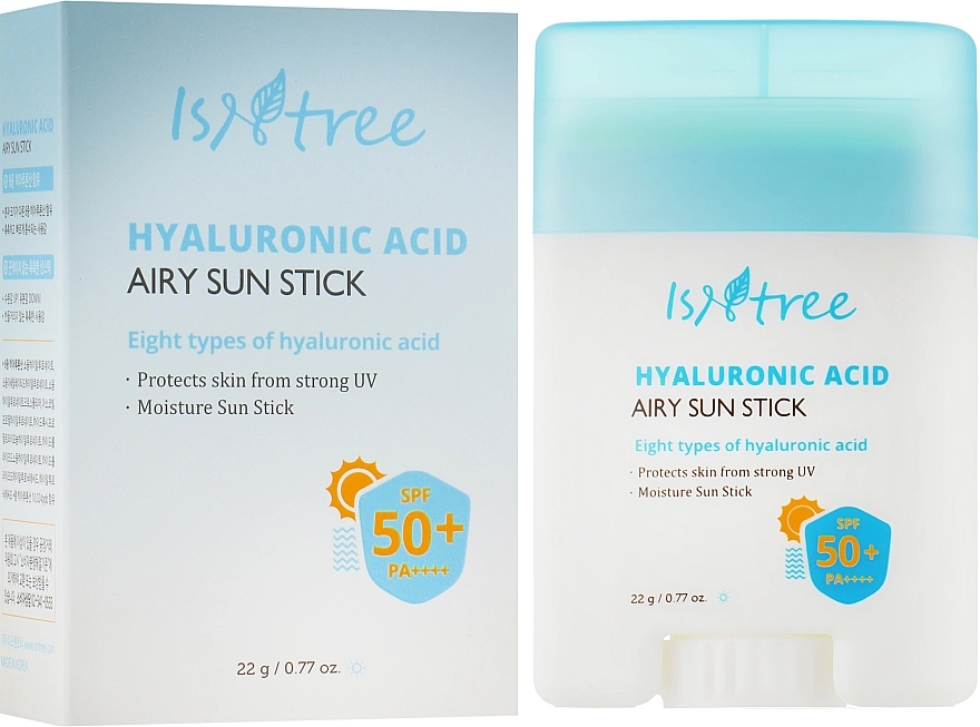 IsNtree Сонцезахисний стік Hyaluronic Acid Airy Sun Stick SPF50 - фото N1