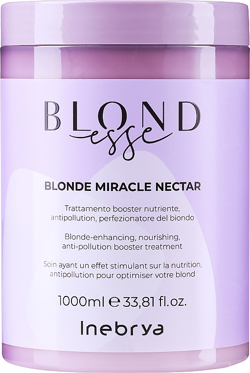 Inebrya Маска для волос оттенков блонд Blondesse Blonde Miracle Nectar - фото N3