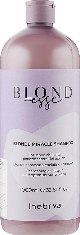Inebrya Шампунь для оттенков блонд Blondesse Blonde Miracle Shampoo - фото N3
