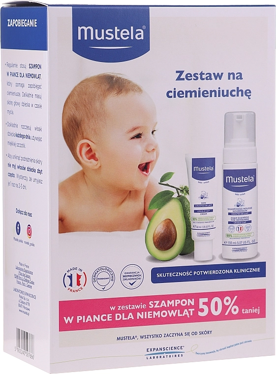 Mustela Набор Bebe (shm/150ml + cr/40ml) - фото N1